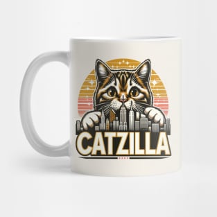 Catzilla Funny Mug